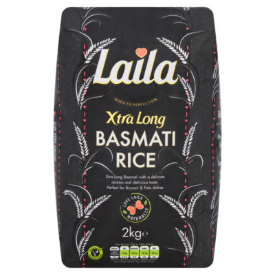 Laila Xtra Long Basmati Rice 2kg