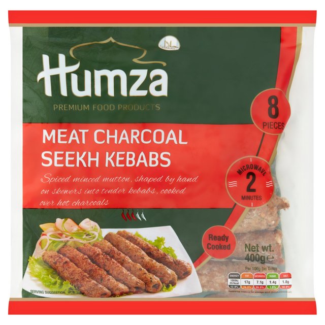 Humza Meat Charcoal Kebabs 400g