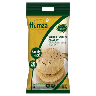 Humza Whole Wheat Chapati Family Pack