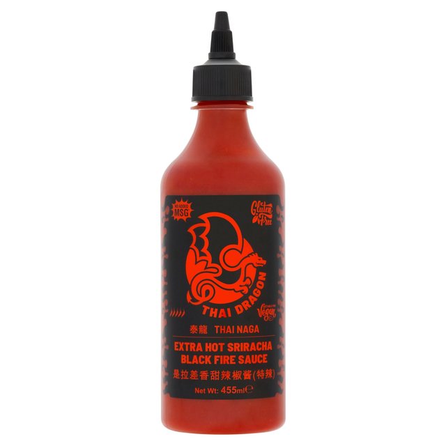 Thai Dragon Sriracha Black Fire Sauce 455ml