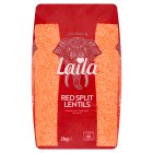 Laila Red Split Lentils 2kg