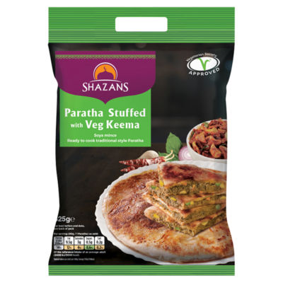 Shazans Vegetable Keema Paratha 3 Pieces