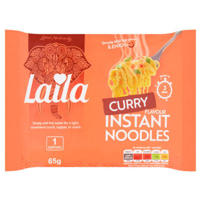 Laila Curry Flavour Instant Noodles 65g