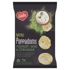 Laila Mini Poppadoms Yoghurt Mint & Coriander 75g