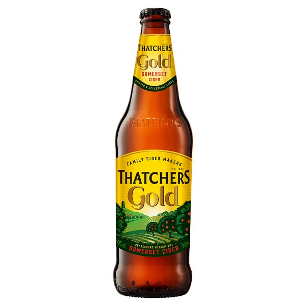 Thatchers Gold Cider Bottle  500ml