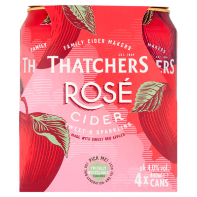 Thatchers Rosé Cider 4 x 440ml