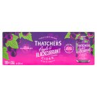 Thatchers Apple & Blackcurrant Cider 10x330ml