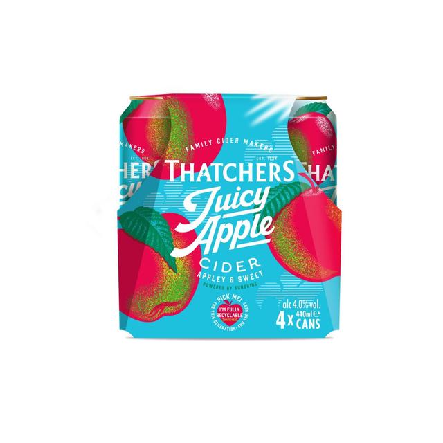 Thatchers Juicy Apple Cider  4 x 440ml