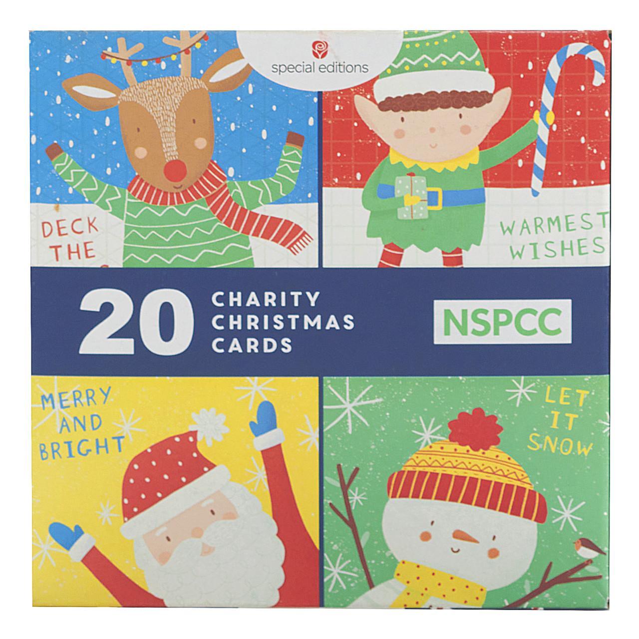 NSPCC Charity Kids Christmas Card Pack