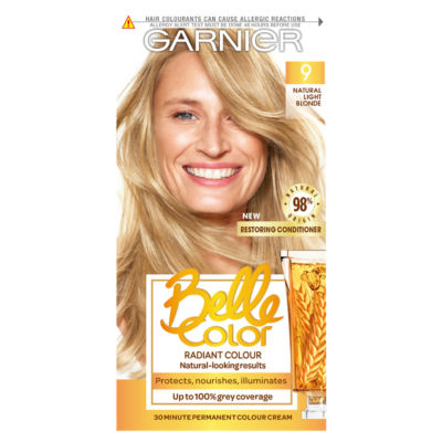 Garnier Belle Color 9 Natural Light Blonde Permanent Hair Dye