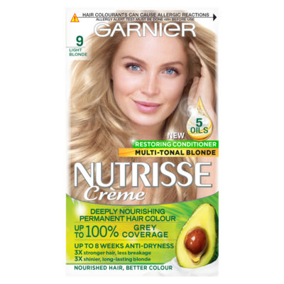 Garnier Nutrisse Blonde Aphrodite 9 Light Blonde Permanent Hair Dye