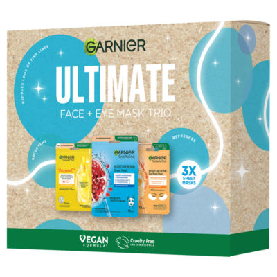 Garnier Ultimate Face & Eye Mask Giftset