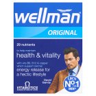 Vitabiotics Wellman Original Health & Vitality Tablets 