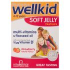 Vitabiotics Wellkid Soft Jelly Pastilles, Strawberry x30