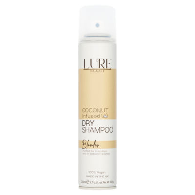 Lure Beauty Coconut Infused Dry Shampoo Blondes 200ml