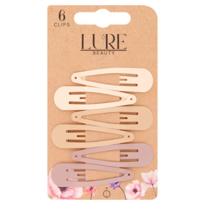 Lure Beauty 6 Snap Clips Blonde