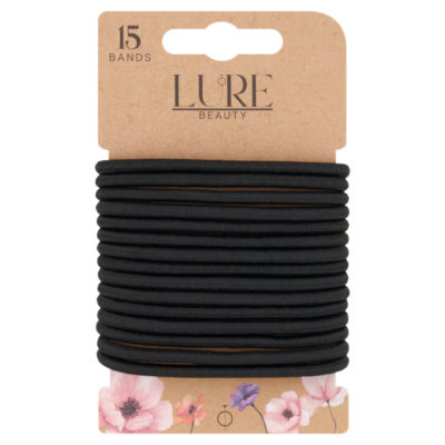 Lure Beauty 15 Wide Snagfree Bands Black