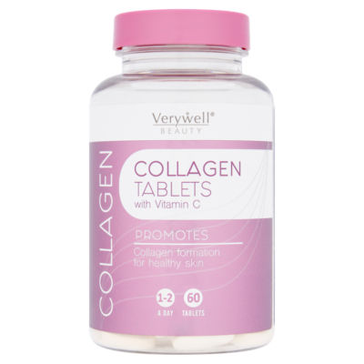 Verywell Beauty Collagen Tablets with Vitamin C