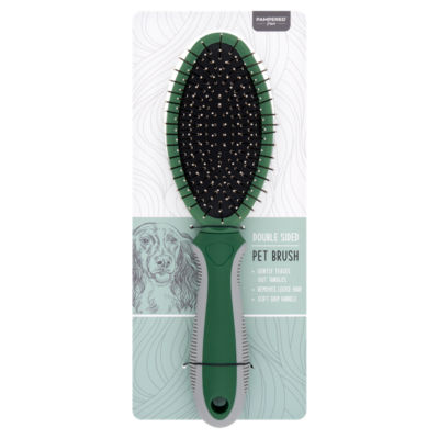 Pampered Paws Double Sided Pet Brush