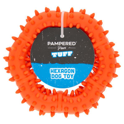 Pampered Paws Tuff Hexagon Dog Toy