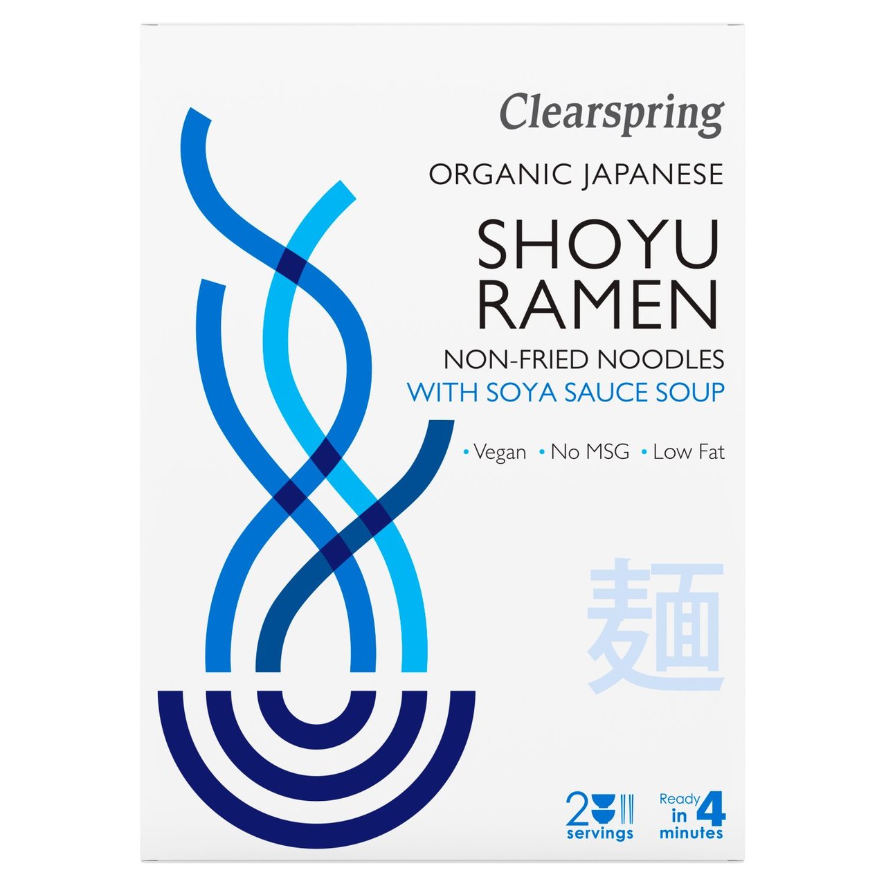 Clearspring Japanese Shoyu Ramen Noodles with Soya Sauce Soup