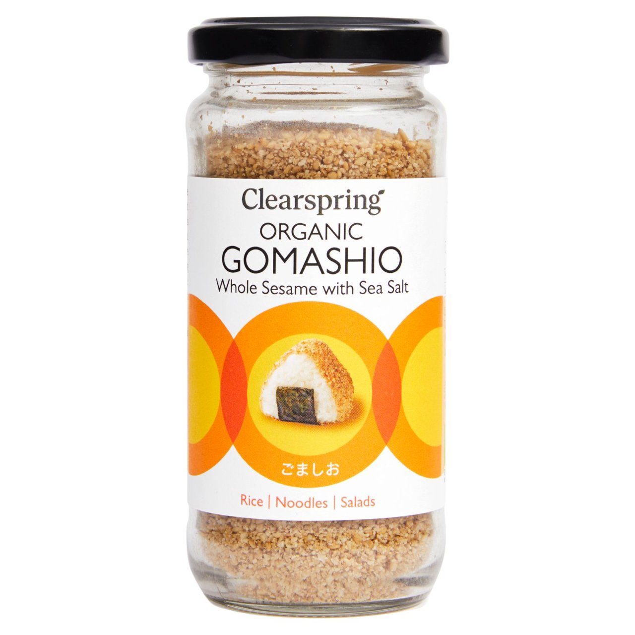 Clearspring Organic Gomashio Whole Sesame with Sea Salt