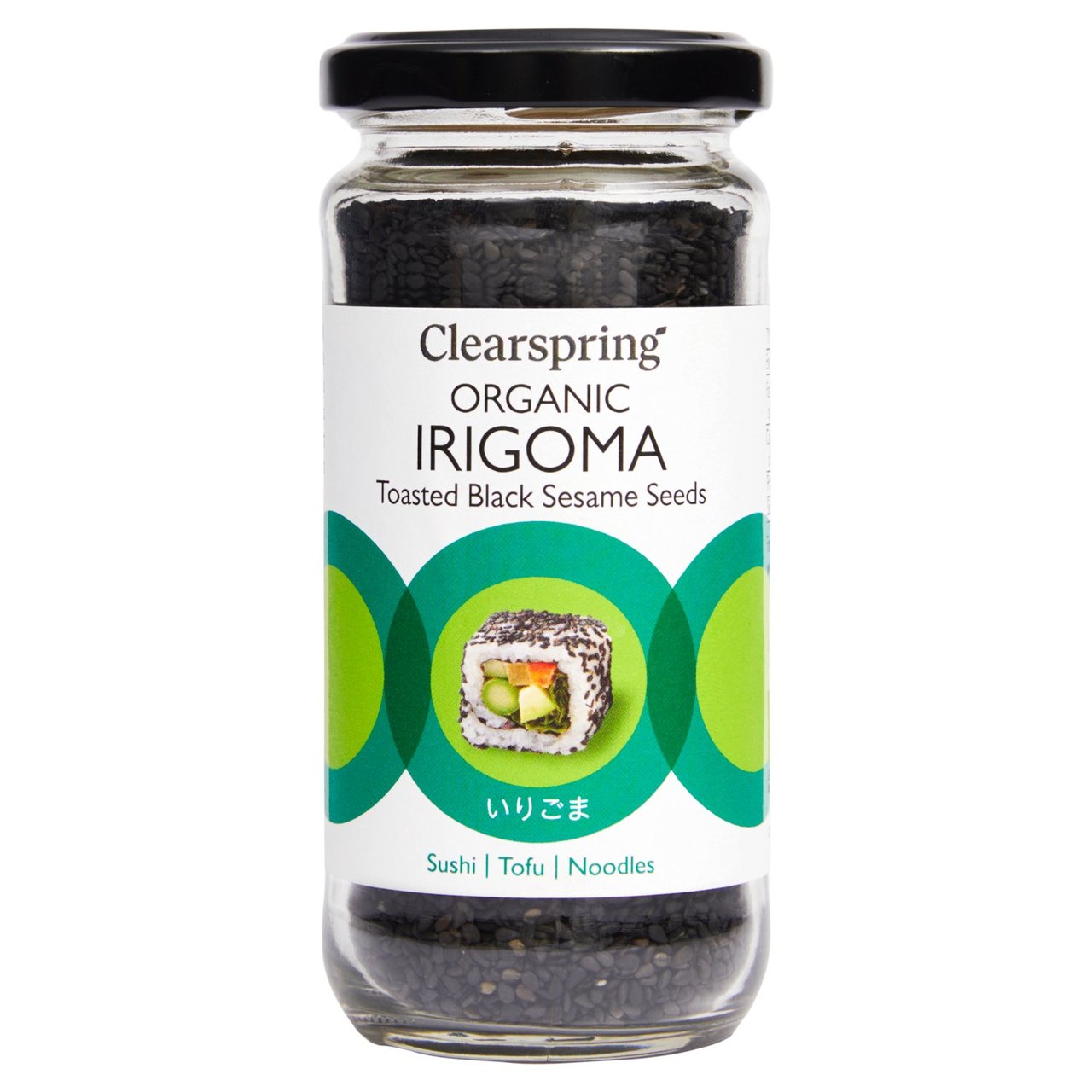 Clearspring Organic Irigoma Toasted Black Sesame Seeds