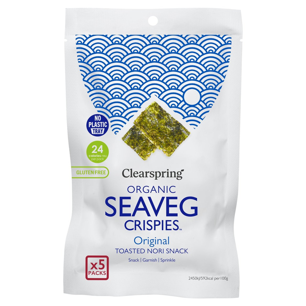 Clearspring Organic Seaveg Crispies Multipack - Original