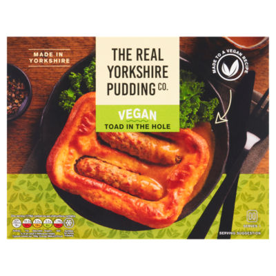 The Real Yorkshire Pudding Co. Vegan Toad in the Hole 185g