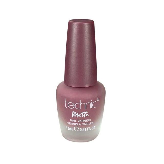 Technic Matte Nail Varnish Black Grape 