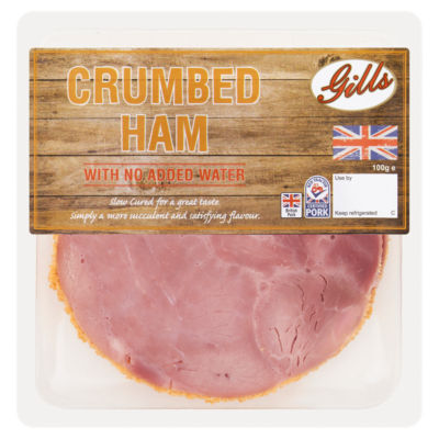 Gills Crumbed Ham 100g