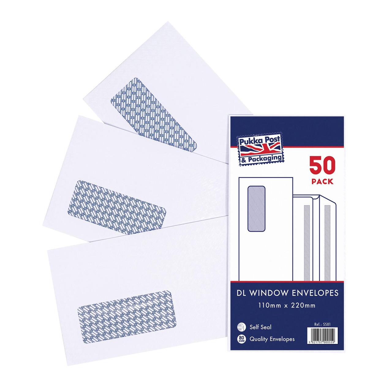 Pukka Pad - DL Self Seal Window