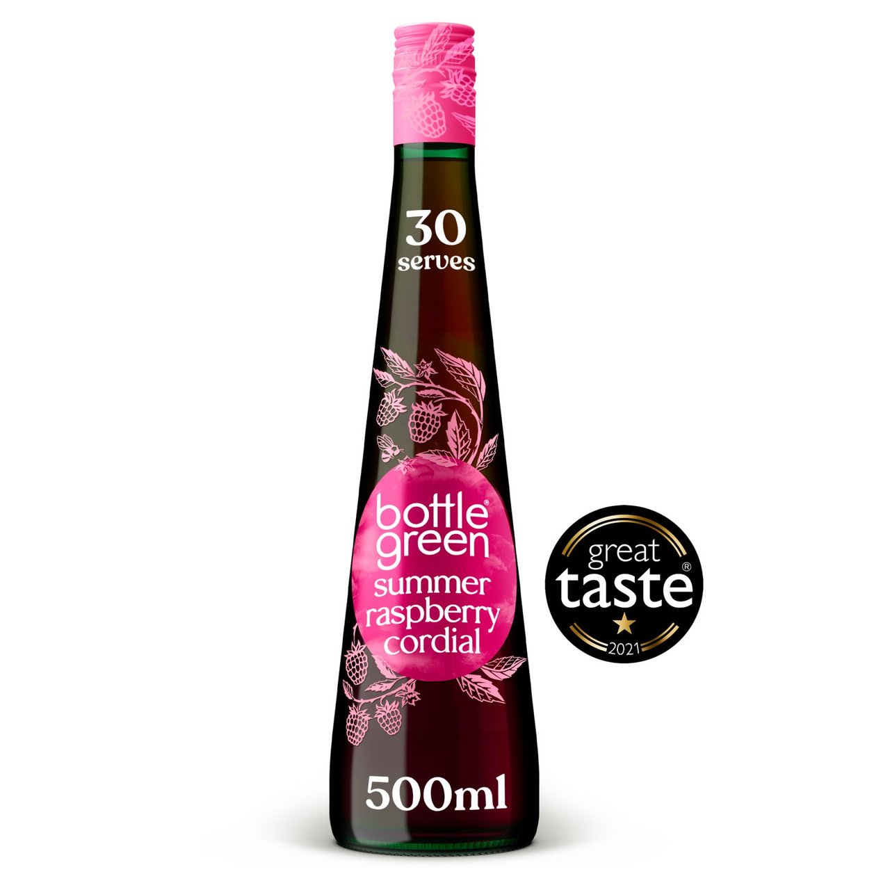 Bottlegreen Luscious Summer Raspberry Cordial  500ml