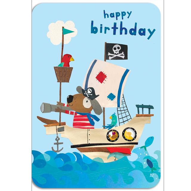 Pirate Kid's Birthday Card 