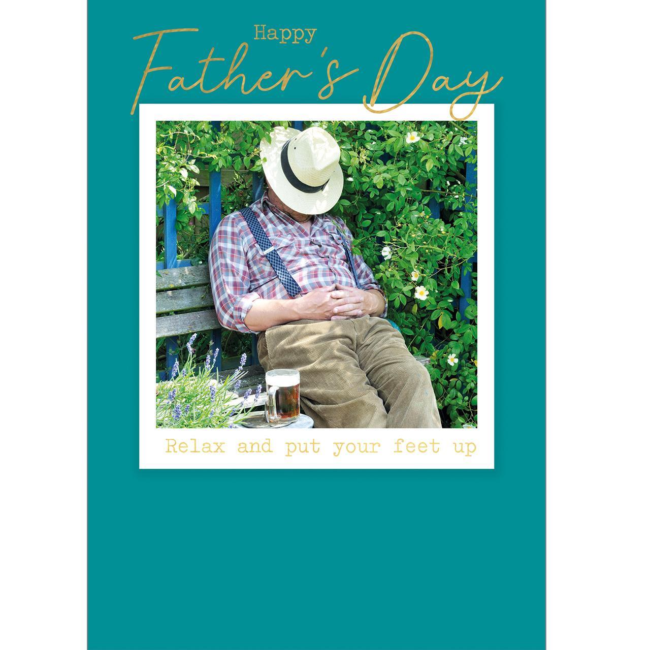 Happy Father's Day Relax Card