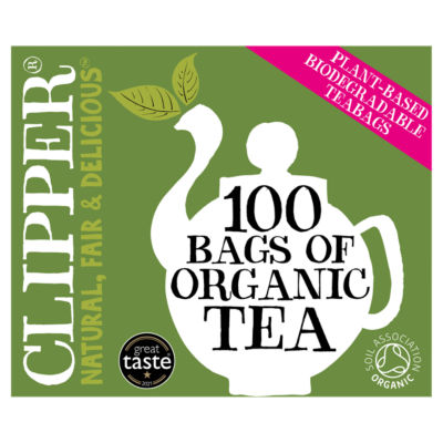 Clipper Everyday Organic Tea Unbleached 100 Tea Bags