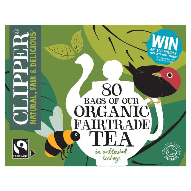 Clipper Organic Fairtrade 80 Tea Bags  285g