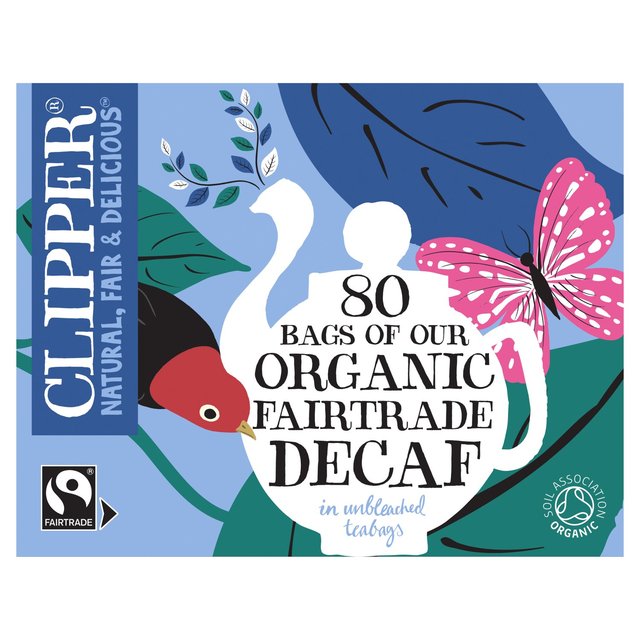 Clipper Organic Fairtrade Decaf Everyday 80 Tea Bags  277g