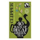 Clipper Fairtrade Organic Green Decaf,  40 Tea Bags