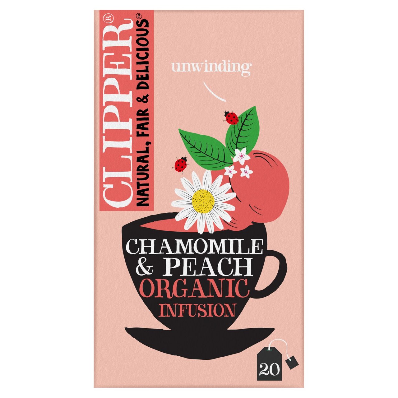 Clipper Chamomile & Peach Organic Infusion