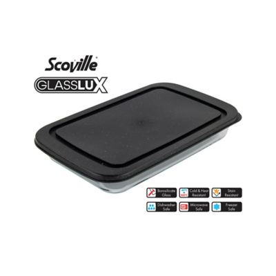 Scoville Glasslux 2.2L Rectangular Dish With Lid