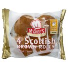 McGhee's Scottish Brown Rolls x4