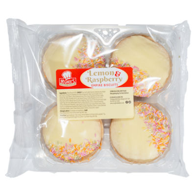 McGhee's Lemon & Raspberry Empire Biscuits