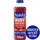 Naked Ruby Machine Super Smoothie Raspberry, Pomegranate, & Strawberry