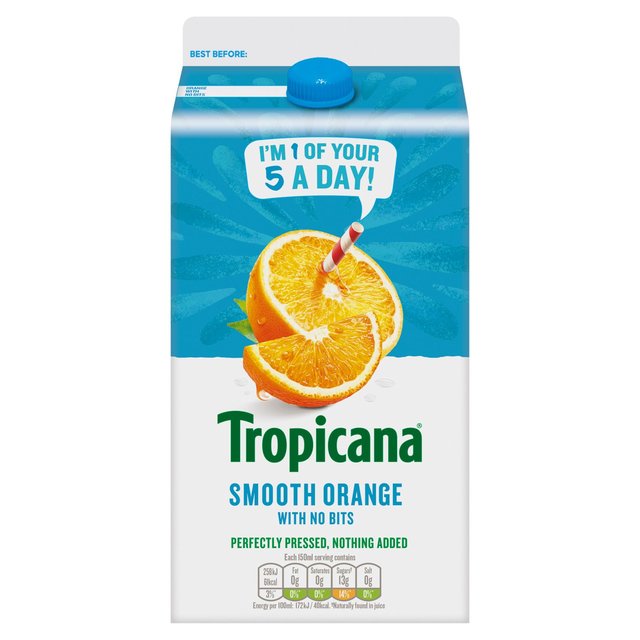 Tropicana Pure Smooth Orange Fruit Juice 1.35L