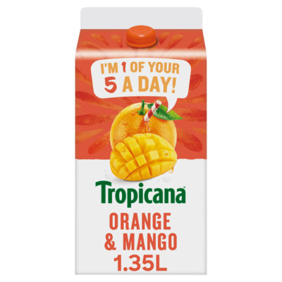 Tropicana Pure Orange & Mango Fruit Juice 1.35L