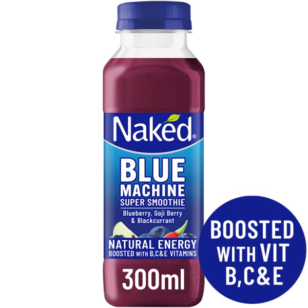 Naked Blue Machine Super Smoothie Blueberry, Goji Berry & Blackcurrant