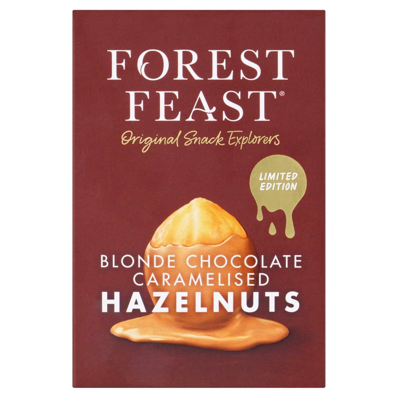 Forest Feast Blonde Chocolate Carmelised Hazelnuts Gift Tube