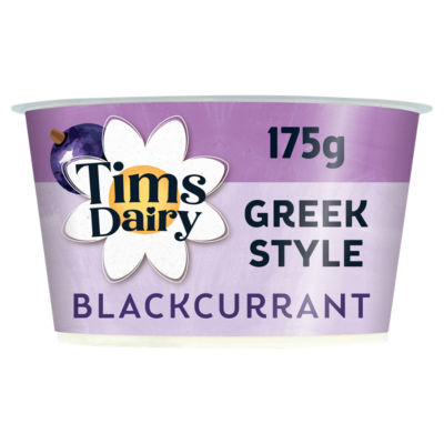 Tims Dairy Greek Style Yoghurt with Blackcurrant