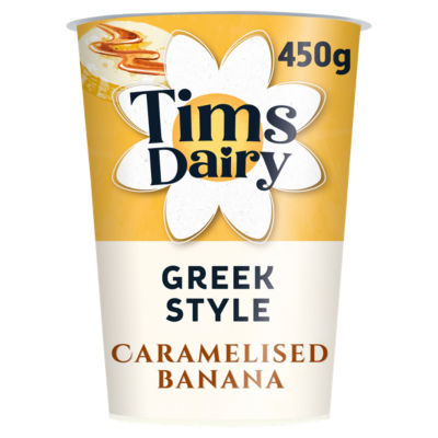 Tims Limited Edition Greek Style Caramelised Banana Bio-Live Yogurt